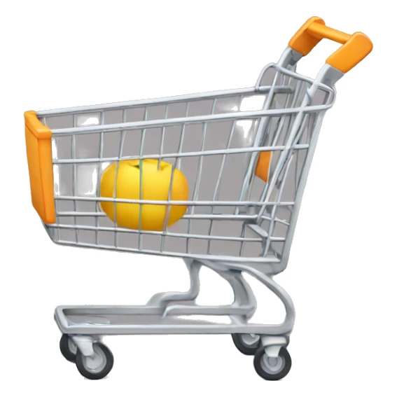 Talking shopping cart  sticker