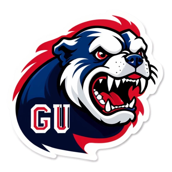 Gonzaga university bulldogs basketball  sticker