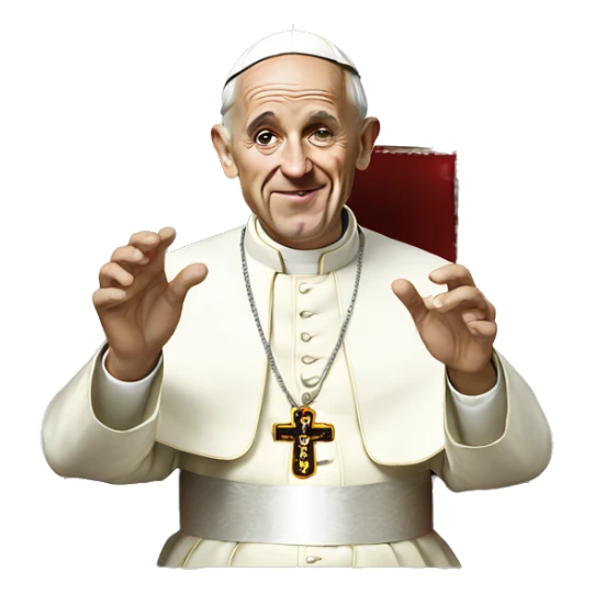 pope smoke sticker