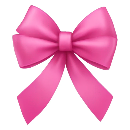 pink ribbon bow sticker