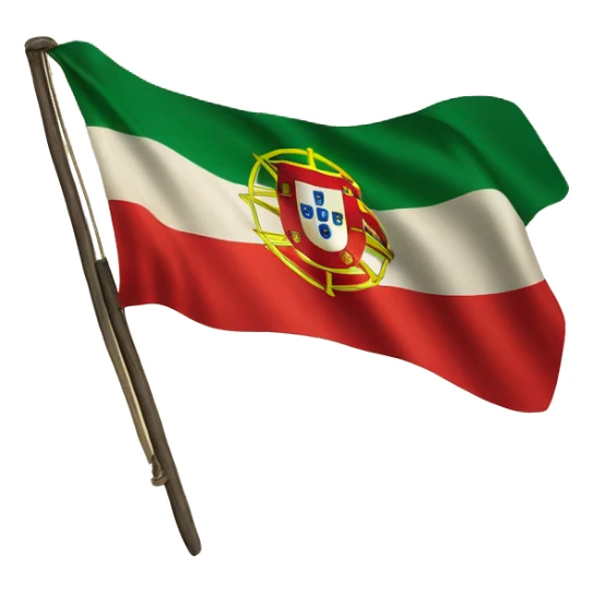 Flag of Portugal used until 1910 sticker
