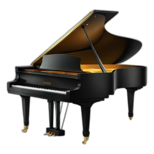 Grand piano sticker