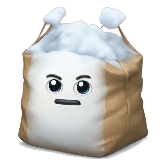 Snow in a bag sticker