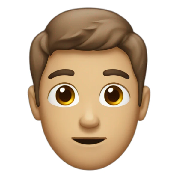 A person thinking of Capuccino  sticker