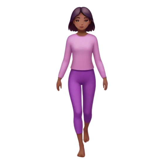 
A small figure walks across a glowing bridge, holding soft pink and purple orbs in each hand—symbolizing compassion and forgiveness. A gentle heart aura trails behind them, showing healing in motion. sticker