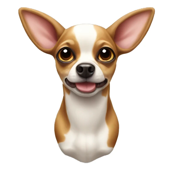 Cow spotted deer head chihuahua  sticker