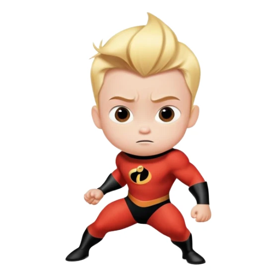 baby Jack Jack from The Incredibles with superpowers sticker