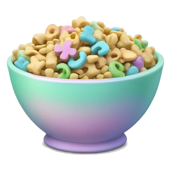 Pastel bowl full of Lucky charms  sticker