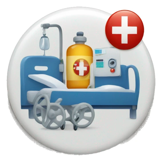 emergency department sign  sticker