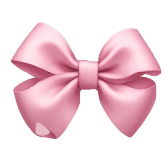 Light pink bows sticker