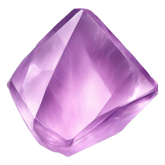 Natural kunzite crystal  sticker