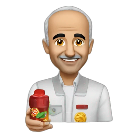 Abdelmadjid Tebboune qui boit du coca sticker