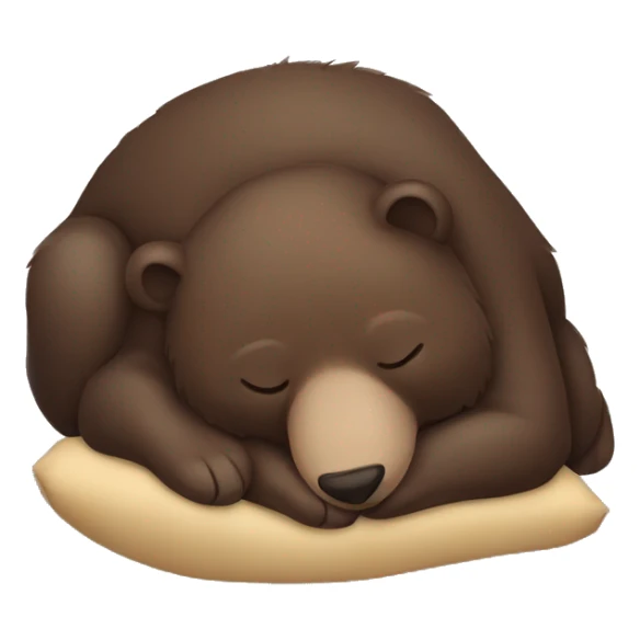 Sleeping bear sticker
