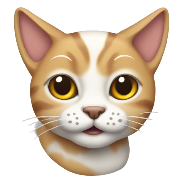Gato atigrado de varios colores  sticker