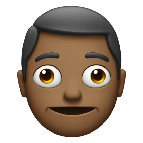 stoner emoji with red droopy eyes sticker