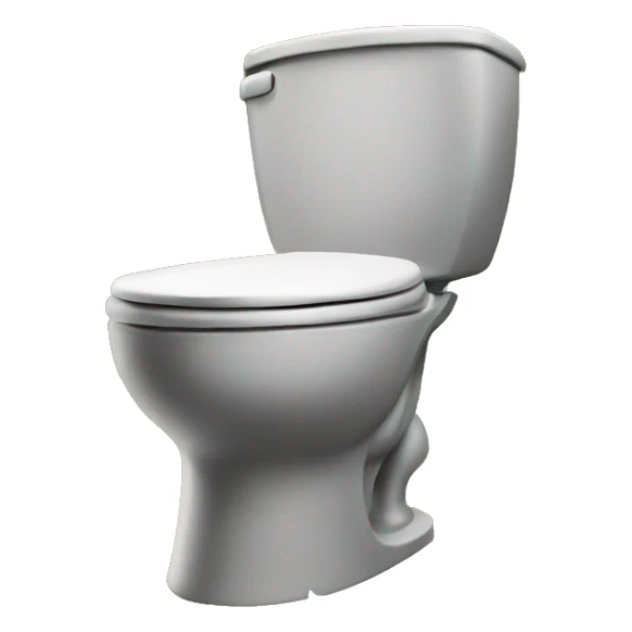 toilet in woods sticker