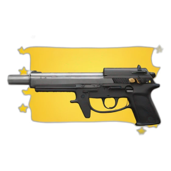 european union flag with gun sticker