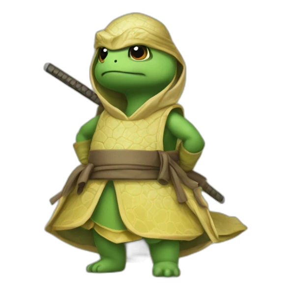 Tortue ninja avec des robes de princesses sticker