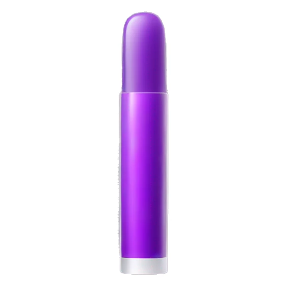 Purple tube of lip gloss  sticker