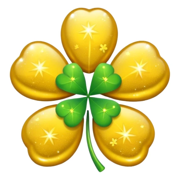 use star emoji, and add clover to make it "lucky" sticker