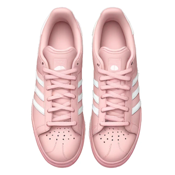 pastel pink adidas sneakers sticker