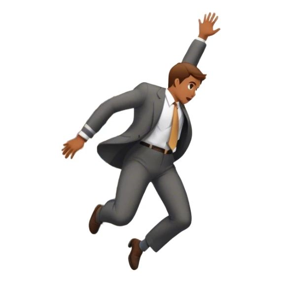 Fall from building  sticker