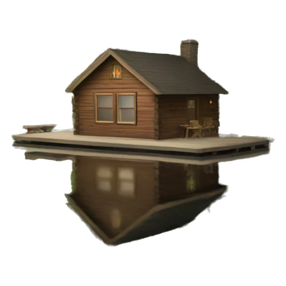 Minnesota lake cabin sticker