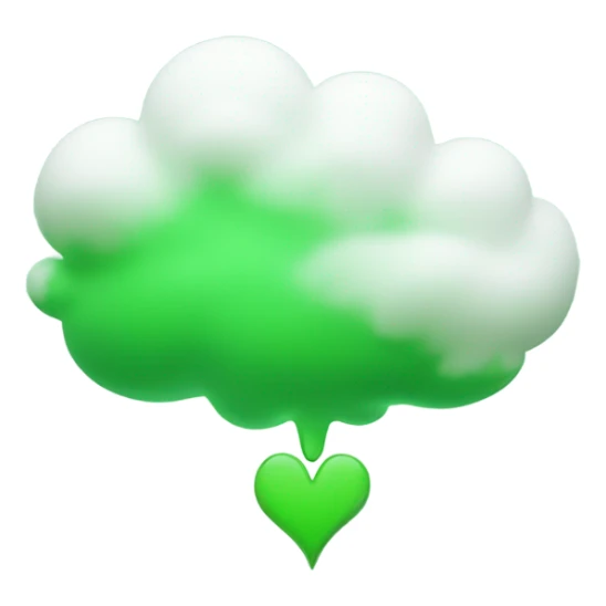 fart smell in the shape of a heart sticker