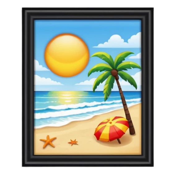 thumbnail picture mac os, painting on wall, beach sticker