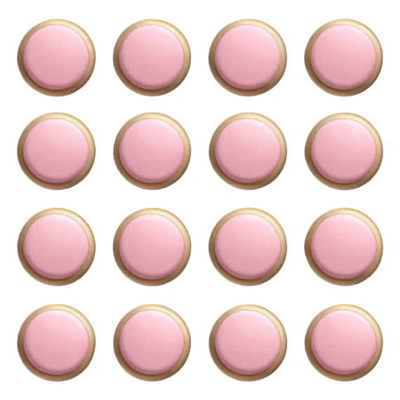 beige blister pack with pastel pink round pills, some with a score line sticker