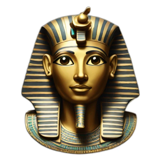 egyptian statue of god sticker