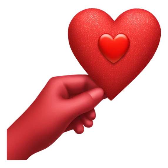 red valentines day heart card  sticker