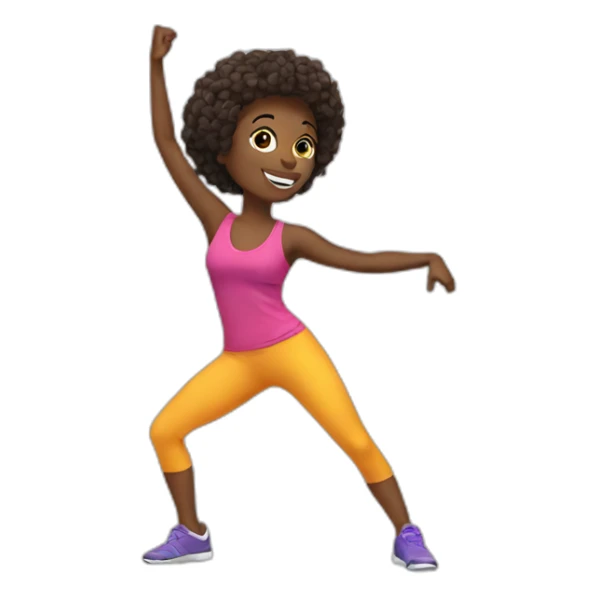 dance fitness sticker