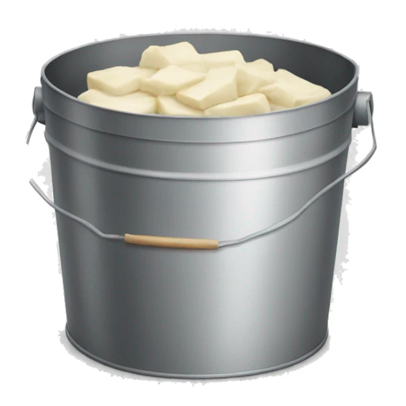 bucket of lard sticker
