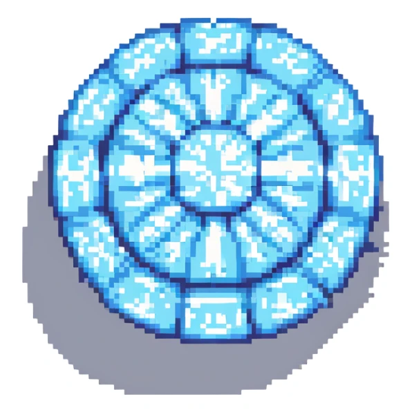 frozen metal sticker