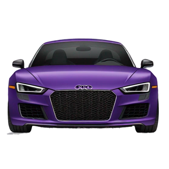 DARK purple audi sports car sticker