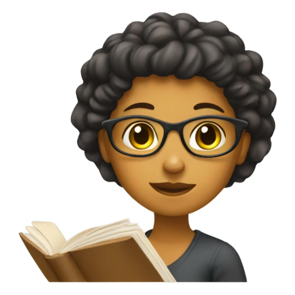 girl studying psychology  sticker
