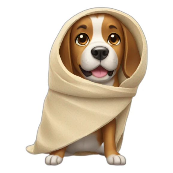 dog burrito sticker