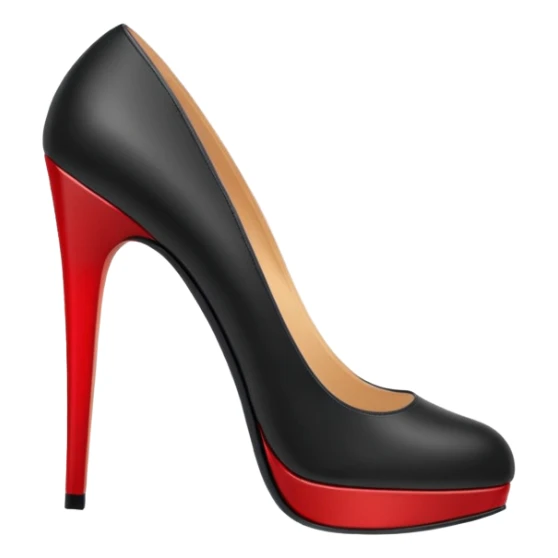 Nike red bottom high heal sticker