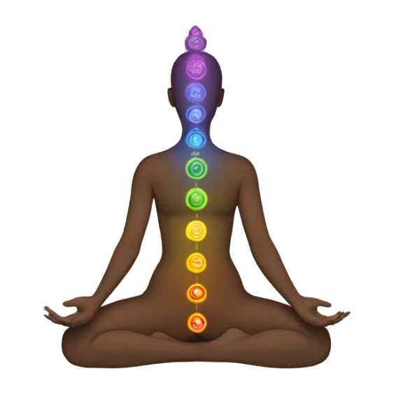 7 chakras sticker