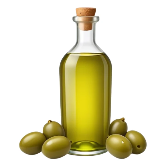 green olives and croatian olive oil bottle sticker
