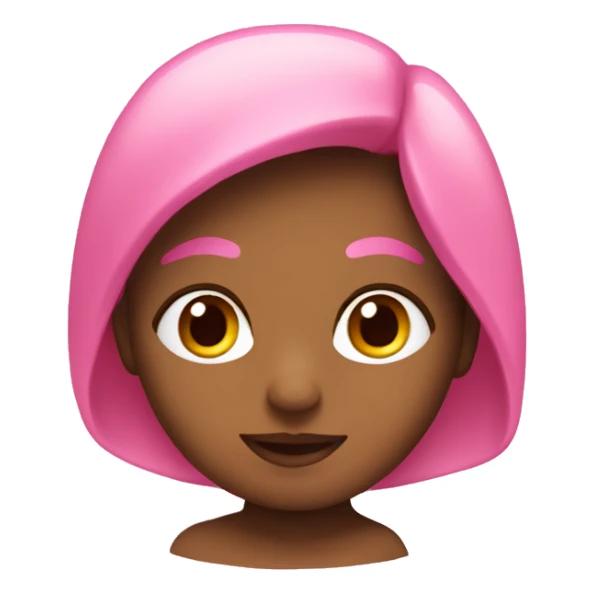 Un emoji très cute et de couleur rose sticker