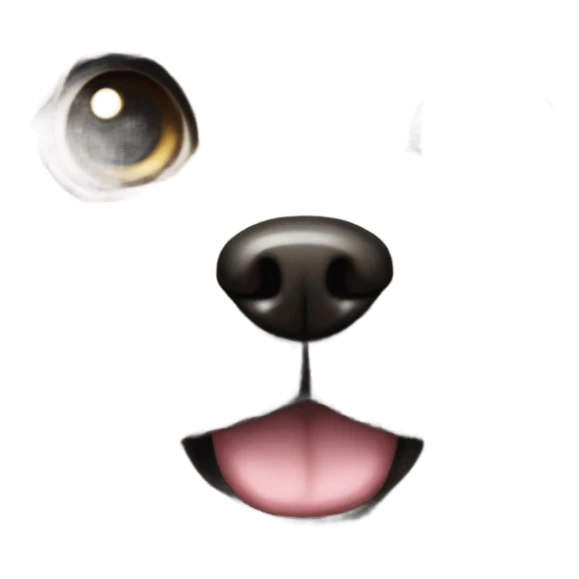 Black shorkie dog sticker