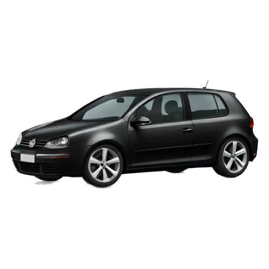 Volkswagen black golf 5 sticker