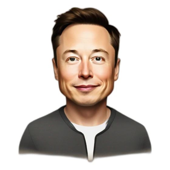 Elon Musk sur un tapis sticker
