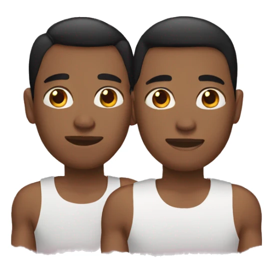 black filipino gay couple sticker