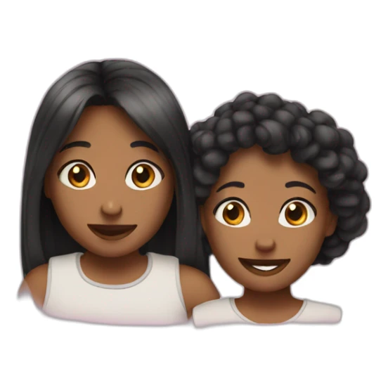Two besties sticker