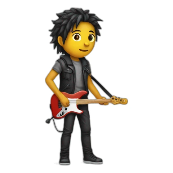 Gamer musicien sauvage futuriste sticker