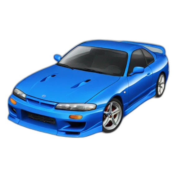 nissan silvia s15 blue sticker