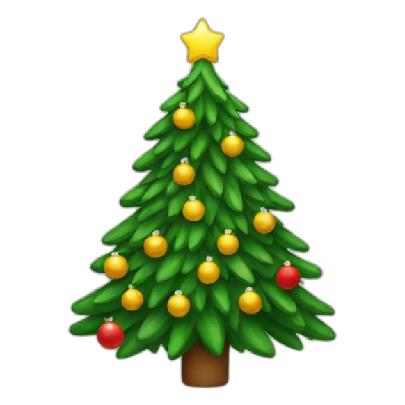 Christmas tree  sticker